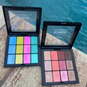 NYX Ultimate Milti Finish ‘Electric’ and ‘Warm Rust’ Eyeshadow Palettes -Bundle
